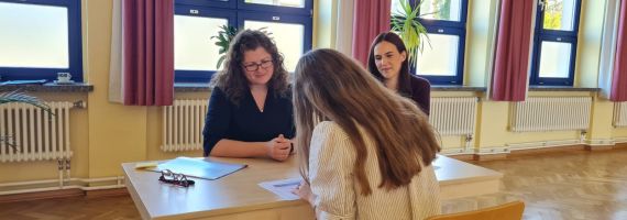 Bewerbungstraining an der Anne-Frank-Oberschule