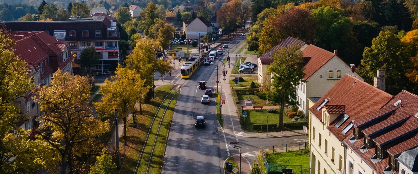 Strausberg aus der Vogelperspektive